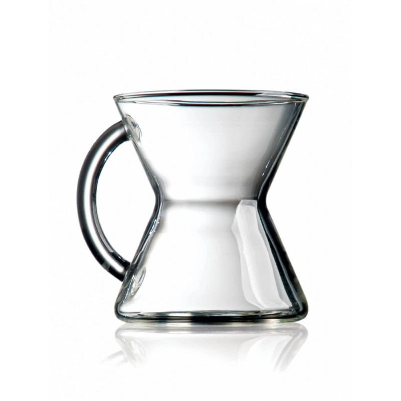 Mug en verre forme Chemex - 300ml photo numéro 1 Mug en verre forme Chemex - 300ml photo numéro 1