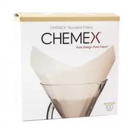 Filtre papier blanc pour Chemex 6 tasses - 100 unités photo numéro 1