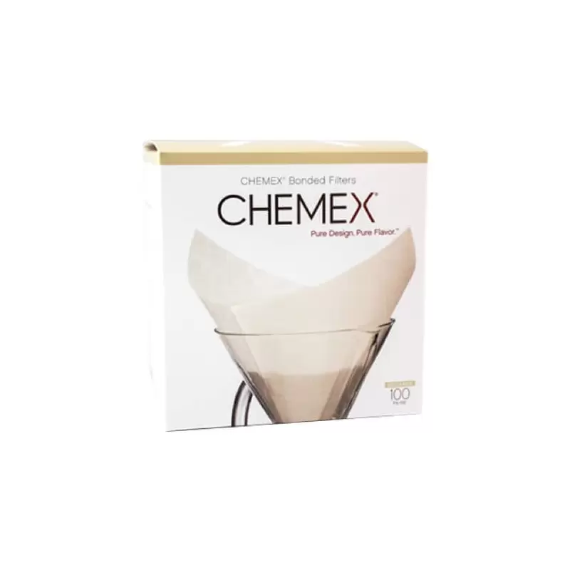 Filtre papier blanc pour Chemex 6 tasses - 100 unités photo numéro 1 Filtre papier blanc pour Chemex 6 tasses - 100 unités photo numéro 1
