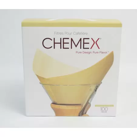 Filtre papier naturel pour Chemex 6 tasses - 100 unités photo numéro 1