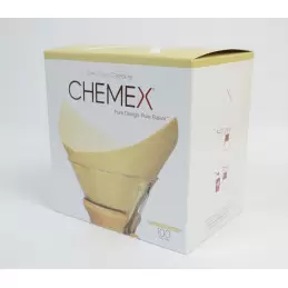 Filtre papier naturel pour Chemex 6 tasses - 100 unités photo numéro 1