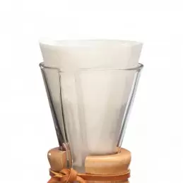 Filtre papier blanc pour Chemex 3 tasses - 100 unités photo numéro 2