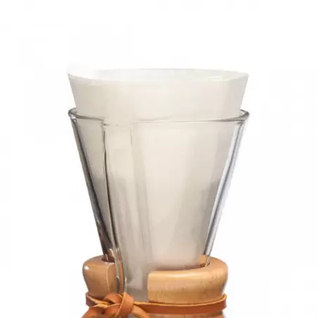 Filtre papier blanc pour Chemex 3 tasses - 100 unités photo numéro 2