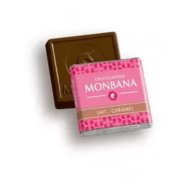 Carrés chocolat lait caramel - x 24 (95gr) photo numéro 1