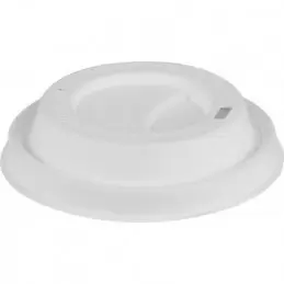 Couvercle dôme pour gobelet 25cl - x 50 en fibre de canne à sucre photo numéro 1