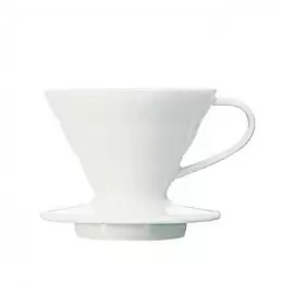 Dripper V60 blanc 1 - 2 tasses VDC01 photo numéro 1