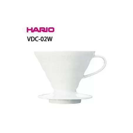 Dripper V60 blanc 1 - 4 tasses VDC02 photo numéro 1
