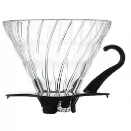Dripper V60 en verre transparent 1 - 6 tasses photo numéro 1