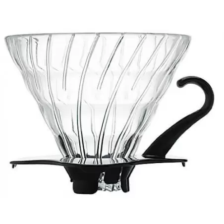 Dripper V60 en verre transparent 1 - 6 tasses photo numéro 1