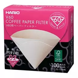 100 filtres naturels pour dripper 1 - 4 tasses photo numéro 1