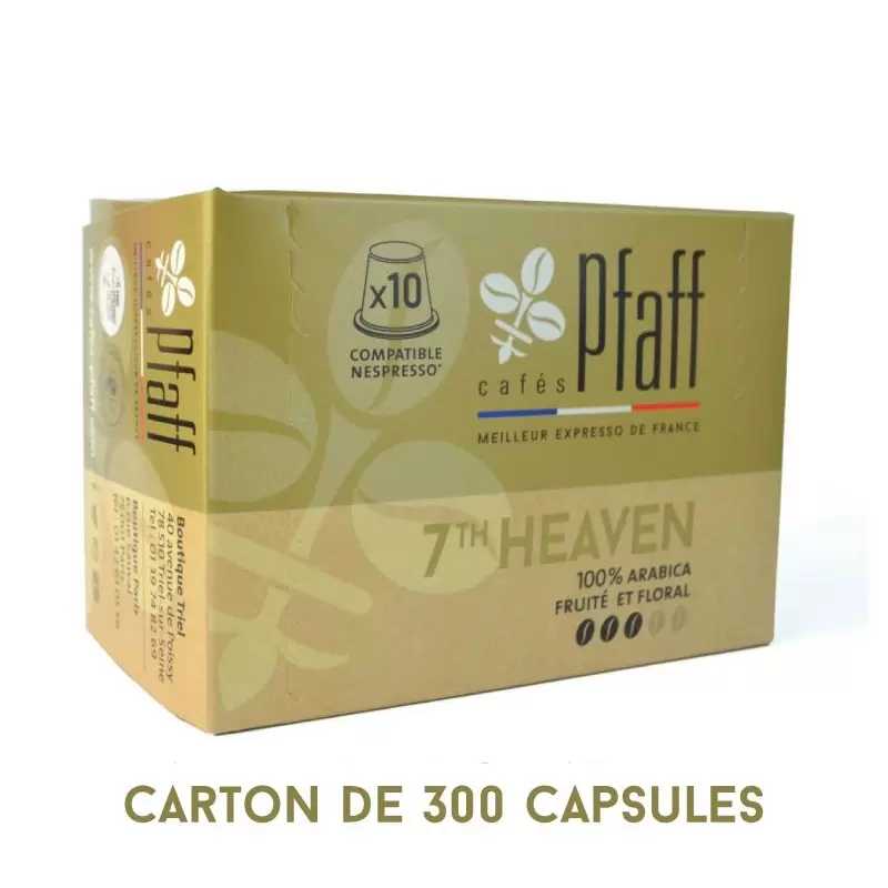 7th Heaven - 300 capsules compatibles Nespresso® photo numéro 1 7th Heaven - 300 capsules compatibles Nespresso® photo numéro 1