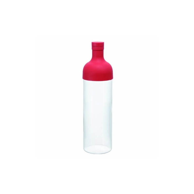 Bouteille en verre bouchon rouge avec filtre à thé - 750ml photo numéro 1 Bouteille en verre bouchon rouge avec filtre à thé - 750ml photo numéro 1