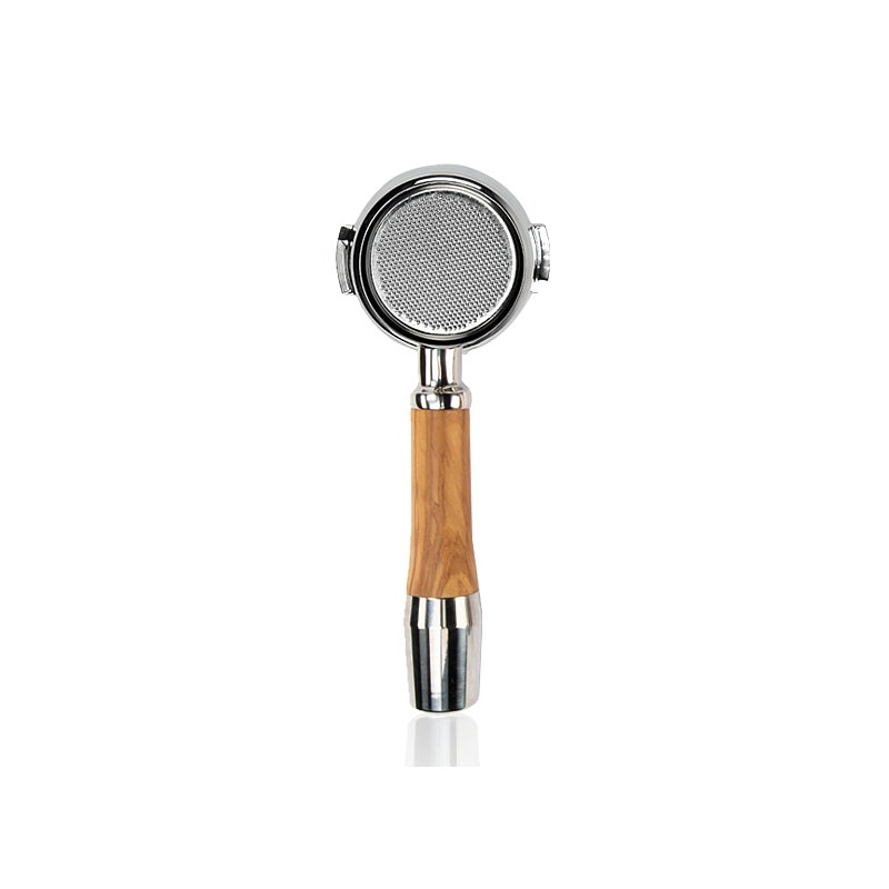 Porte filtre bottomless en bois d'olivier - ECM-2255