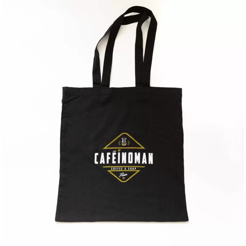 Tote bag en coton Caféinoman photo numéro 1 Tote bag en coton Caféinoman photo numéro 1