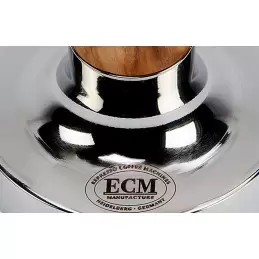 Tamper flat acier et bois d'olivier ø 58mm - ECM-2410