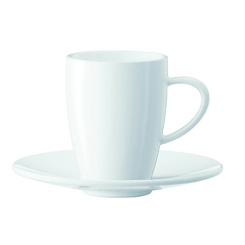 Set de 2 tasses espresso + sous-tasses Jura photo numéro 1 Set de 2 tasses espresso + sous-tasses Jura photo numéro 1