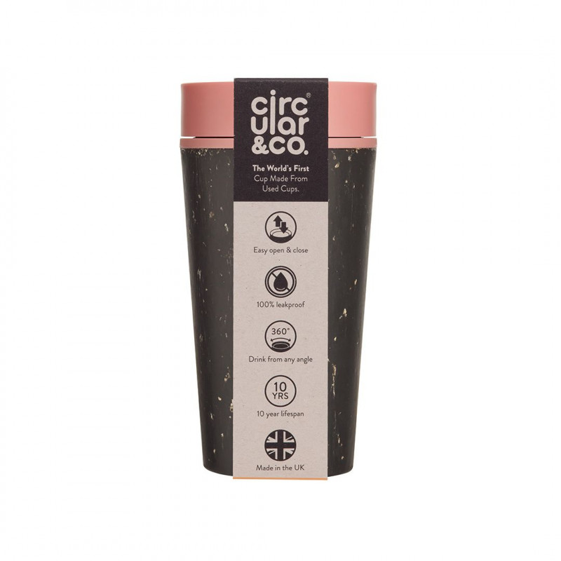 Tasse Rose & Noire - Circular&Co - 350ml photo numéro 1 Tasse Rose & Noire - Circular&Co - 350ml photo numéro 1