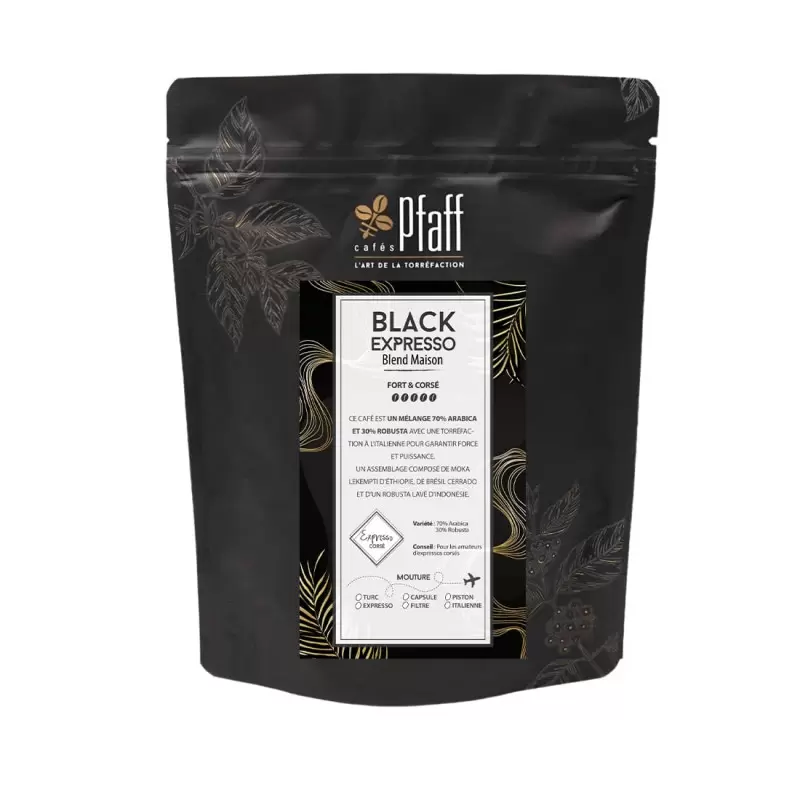 Black expresso - Blend Maison - café en grains photo numéro 2 Black expresso - Blend Maison - café en grains photo numéro 2