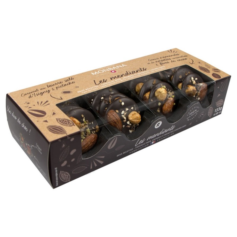 Coffret Duo Mendiants Noir - 133gr photo numéro 1 Coffret Duo Mendiants Noir - 133gr photo numéro 1