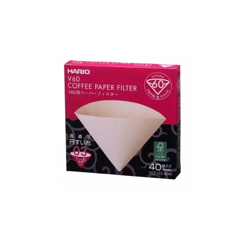 40 Filtres Naturels pour Dripper 1-4 Tasses photo numéro 1 40 Filtres Naturels pour Dripper 1-4 Tasses photo numéro 1