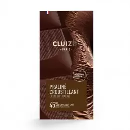 Tablette Lait 45% Praliné croustillant - 100gr photo numéro 1
