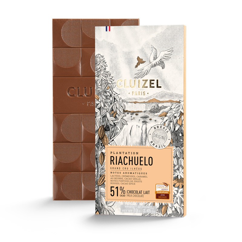 Tablette Plantation Riachuelo lait 51% - 70gr photo numéro 1 Tablette Plantation Riachuelo lait 51% - 70gr photo numéro 1