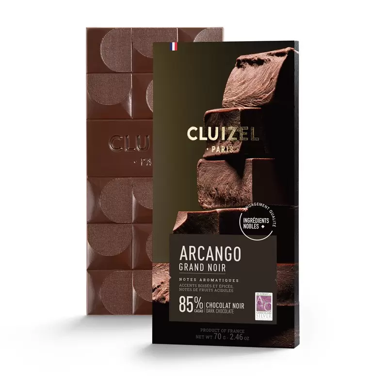 Tablette Arcango Grand noir 85% - 70gr photo numéro 1 Tablette Arcango Grand noir 85% - 70gr photo numéro 1