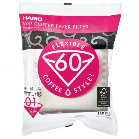100 filtres blanc pour dripper 1 - 2 tasses photo numéro 1