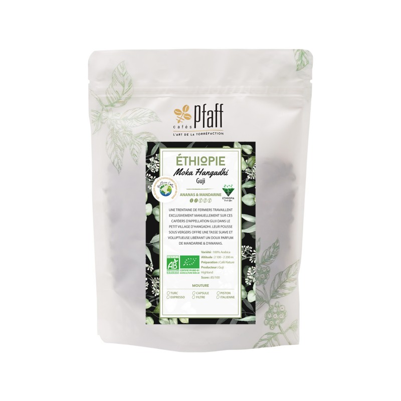 Éthiopie - Moka Guji Hangadhi Q1 bio - café en grain-4410