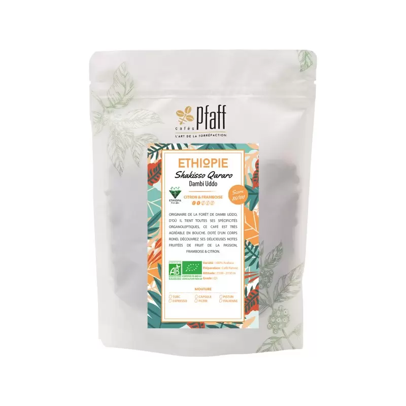 Éthiopie - Moka Guji Shakiso Qararo bio - café en grains-4419