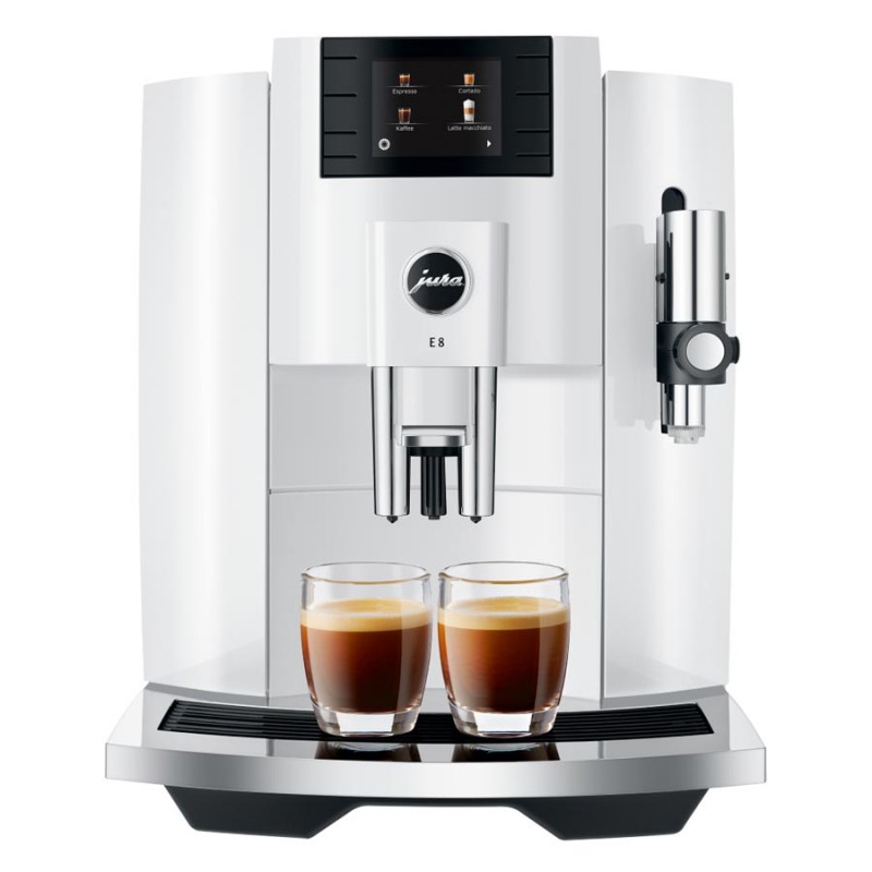 JURA E8 Piano White EB - Garantie 3ANS-5031