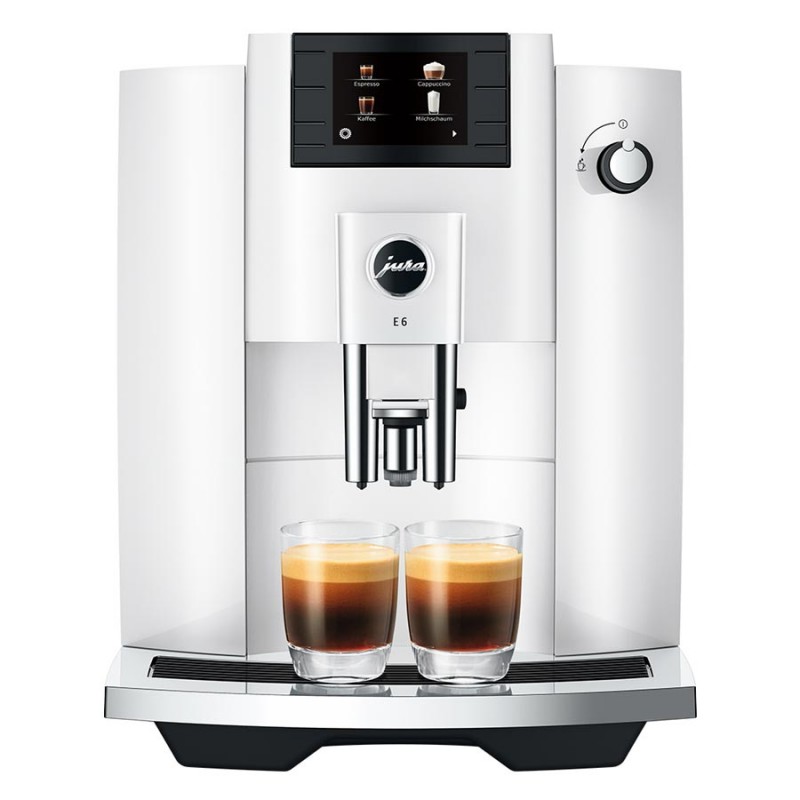 JURA E6 Piano White EC - Garantie 3ANS-5210