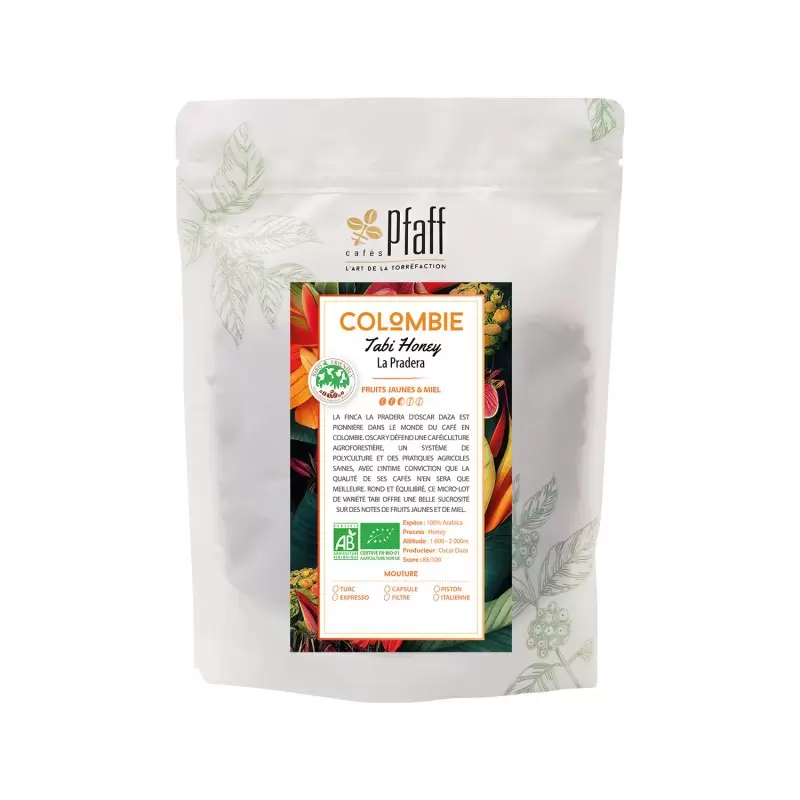 Colombie BIO - La Pradera Tabi Honey - café en grain-5716