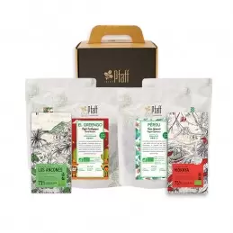 Coffret café : 1kg de cafés...