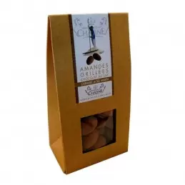 Amandes grillées chocolat au lait caramel et sel - 100gr photo numéro 1
