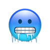 Icône Smiley froid