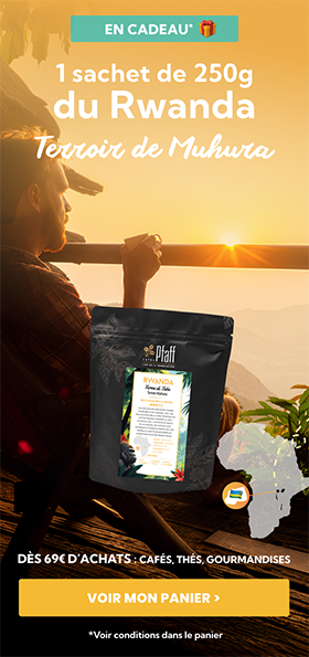 250Gr de Rwanda offerts dès 69€ d'achats