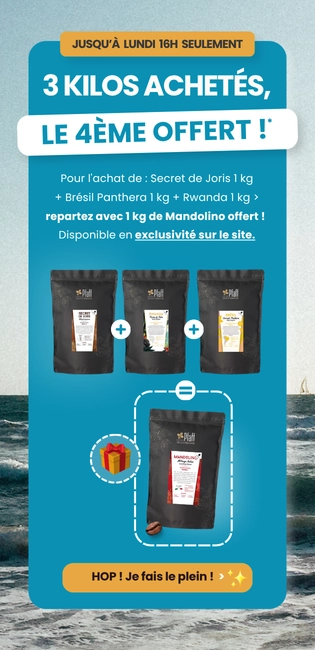 Pack vacances 3 kilos achetés le 4 offert sur une sélection